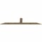 Ekena Millwork Portland Rough Sawn Timber Gable Bracket, Douglas Fir, 108"W x 22"H x 2"D x 6"F, 5/12 Pitch GBW108X22X0206POR00RDF - alternate 2